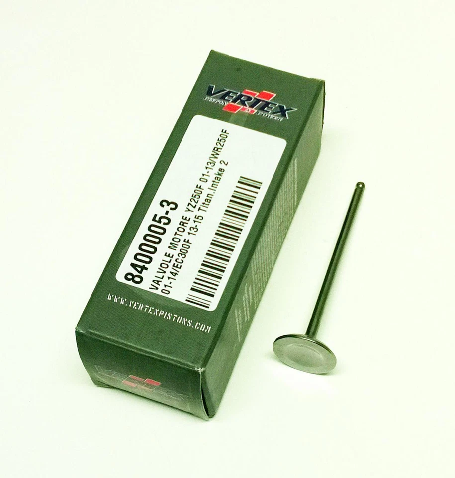 VÁLVULA DE ADMISIÓN VERTEX TITANIO YAMAHA YZ250F 2002-2013, WR250F 2001-2012 Foto 1 de 1