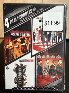 Ocean’s Collection - 4 Film Favorites (NEW/SEALED DVD) *Free Shipping* B2G1FREE - Picture 1 of 3