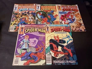 PETER PARKER THE SPECTACULAR SPIDER-MAN LOT (5) ALL VG OR BETTER 12 33 36 48 58 - Picture 1 of 13