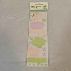 Pegatinas de burbujas rosa lavanda verde 2 hojas por paquete nuevas - Imagen 1 de 4