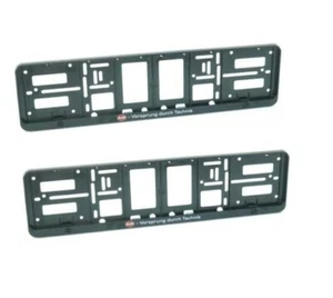 Audi Kennzeichenhalter Nummernschildverstärkung Vorsprung durch Technik 2 Stück - Afbeelding 1 van 1