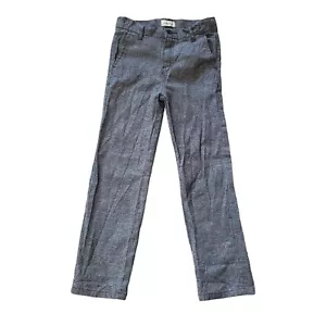 Boys Minnie Minors Grey Casual Dress Pants Flat Front Size 6 Youth - Picture 1 of 8
