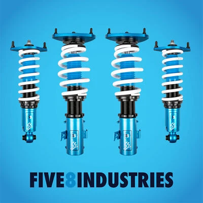FIVE8 INDUSTRIES COILOVERS HEIGHT ADJUSTABLE FOR SUBARU WRX STI 2015-2020 - Изображение 1 из 4