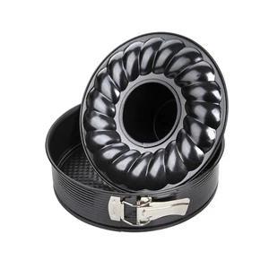 Zenker Tortiera apribile a 2 fondi con cerniera Ø24cm Linea Black Metallic - Foto 1 di 3