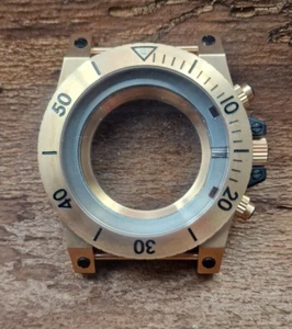 Muscle XXL watch case swiss made ref. 8023 for ETA Valjoux 7750 movement Saphir - Picture 1 of 7