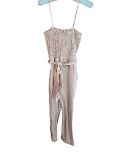 house of harlow 1960 Small Gingham Check Jumpsuit Beachy - Bild 1 von 4