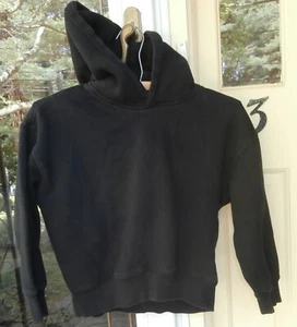 Zara Kids sweatshirt Hood Size 8-9 130 Black fleece lined over the head - Picture 1 of 1