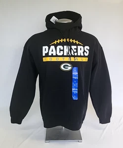 Green Bay Packers Pullover Hoodie Sweatshirt Authentic NFL Team Apparel L - Picture 1 of 10