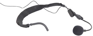 Chord Neckband Black Headband Headset Microphone for Wireless Radio Mic Jack - Picture 1 of 1