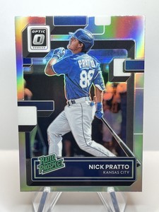 Nick Pratto 2022 Panini Donruss Optic Rated Prospect #RP-24 Silver RC Rookie 