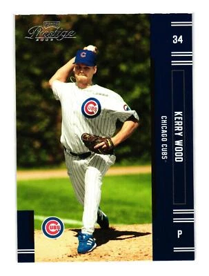 2005 Playoff Prestige #34 Kerry Wood - Image 1 of 2