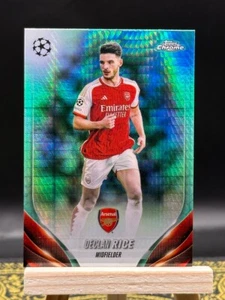 2023-24 Chrome UEFA - Declan Rice - Aqua Prizm Refractor - No. 6 - Bild 1 von 2