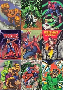 Marvel Pepsi 1995 Puerto Rico/Rep. Dominicana Juego de cartas base parcial 99 de 100 - Imagen 1 de 7