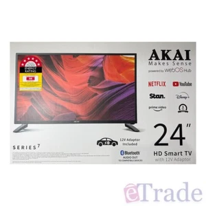 AKAI 24" LED WebOS Hub Smart TV WiFi Bluetooth Netflix - *12v Caravan Compatible - Picture 1 of 1