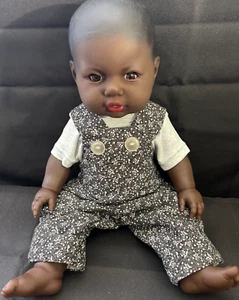 DOLL - Netta - 18" Anatomically Correct Boy Sitting Doll (PROTOTYPE1 Made in SA) - Picture 1 of 14