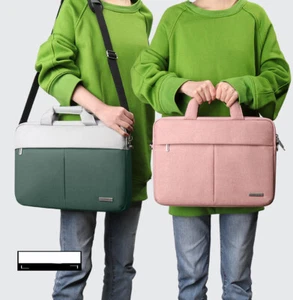 Laptop Shoulder Pouch Notebook Handbag 13"14"15" Nylon Sling Bag Messenger Cover - Picture 1 of 20
