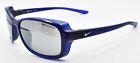 Nike Breeze CT8031 410 Damskie okulary przeciwsłoneczne Midnight Granatowe / Szare