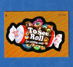 2025 Wacky Packages Halloween Series Orange Foil #4 "TO SEE ROLL" 07/50 - Foto 1 di 1