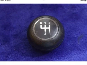 Black 4 Speed Gear Shift Knob Handle Accessory Necker Knob Manual Floor Hot Rod - Picture 1 of 5