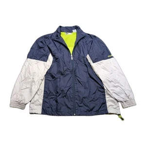 Vintage FILA Track Jacket Windbreaker Mens Size Large Blue White Lightweight - Picture 1 of 20