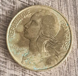 20 Centimes French 1984 Circulated Coin - Picture 1 of 2