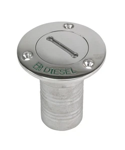 Whitecap 6124 Stainless Steel Diesel Deck Fill for 1-1/2 Hose - Picture 1 of 1