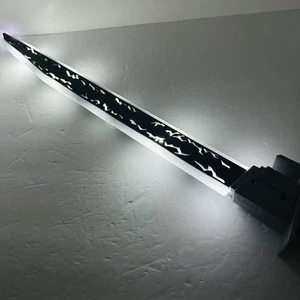2020 Star Wars Mandalorian Dark Saber Sword Disney Lights & Sound Work Hasbro - Picture 1 of 11