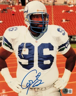 Cortez Kennedy Autographed 8x10 Photo Seattle Seahawks Beckett BAS QR #AE31669 - Image 1 of 2