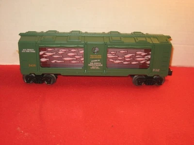 O Gauge Lionel 6-16742 3435 Gil Finns Trout Ranch Aquarium Car No Box - Image 1 of 4