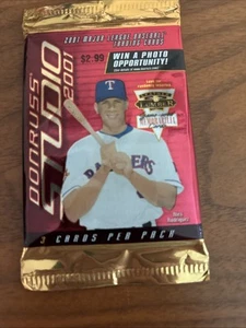 2001 Donruss Studio Hobby Pack Factory Sealed! Ichiro Pujols RCs! - Bild 1 von 2
