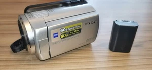 Sony Handycam DCR-SR37E Handheld High Definition Camcorder 60GB Silver 60x Zoom - Picture 1 of 19