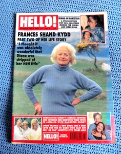 1997 Hello! Magazine 460 Royalty, Celebrity, Princess Diana & Frances Shand Kyd - Picture 1 of 3