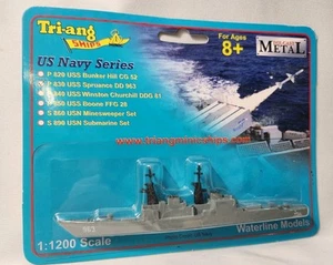 Tri ang Minic Ships US Navy Series Die Cast Metal P 830 USS Spruance DD 963 New - Picture 1 of 9