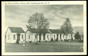 LA PETITE CABINS, RTE. 2009 - CUDDEBACKVILLE, NY Postkarte - Bild 1 von 1