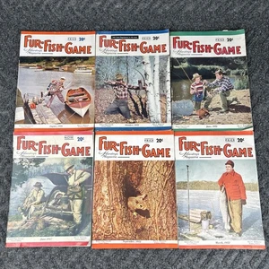 Rivista Vintage Pelliccia Pesce Gioco Lotto 6 Numeri 1947-1952 Pubblicità Pubblicità  - Foto 1 di 14