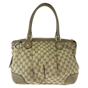 GUCCI Sukey 285730 Tote Bag Schultertasche 2way Braun Gold Hardware GG Canvas - Bild 1 von 10