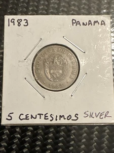 1983 Panama AU 5 Centesimos Münze - RAR - Kombiversand - Bin 3 - Bild 1 von 6