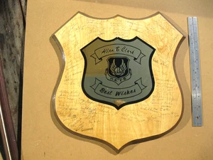 Vintage US Hill Air Force, UT Ruhestand Plakette 60er Jahre Ära - Bild 1 von 2