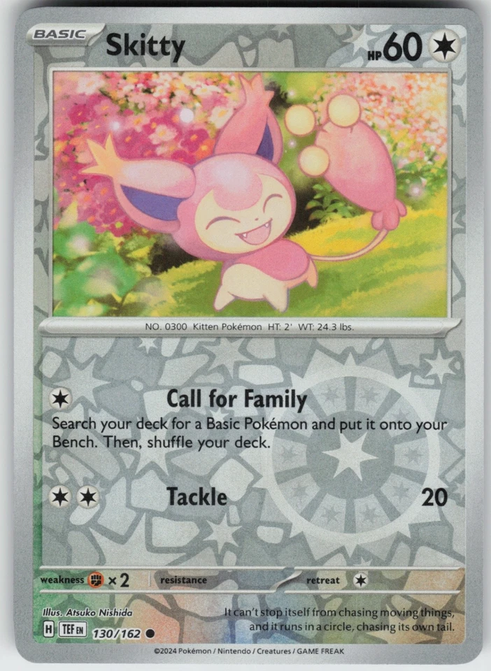 PO-01 Reverse Holo Skitty 130/162 Common SV05: Temporal Forces - Image 1 of 1