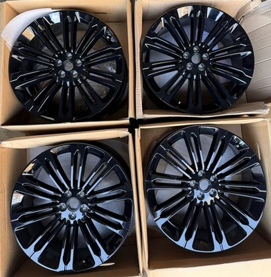2025 Land Rover Range Rover Velar 22” Alloy Wheels Rims OEM 2024 2023 2022 Set - Image 1 of 4