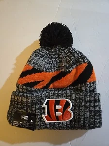 NFL Cincinnati Bengals New Era Toboggan Knit /Hat Beanie Pom on Field Headwear - Picture 1 of 2