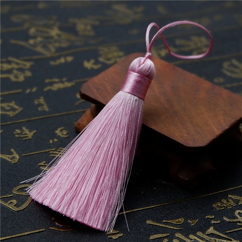 3'' льда шелк кисточки лот отделки ключ Chian подвеска ювелирных изделий делает DIY кисточки - Изображение 1 из 4