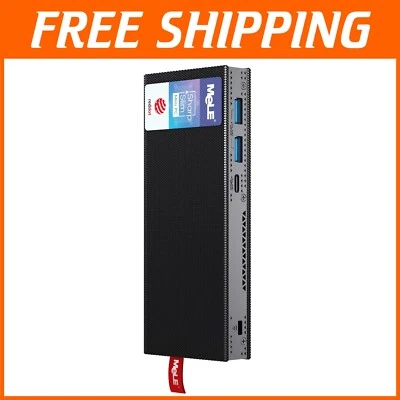 Powerful Fanless Mini PC Stick N100 - 4K UHD Dual HDMI, Ideal for Business Use - Image 1 of 4