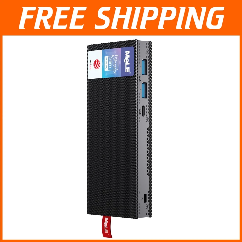 Powerful Fanless Mini PC Stick N100 - 4K UHD Dual HDMI, Ideal for Business Use - Image 1 of 4