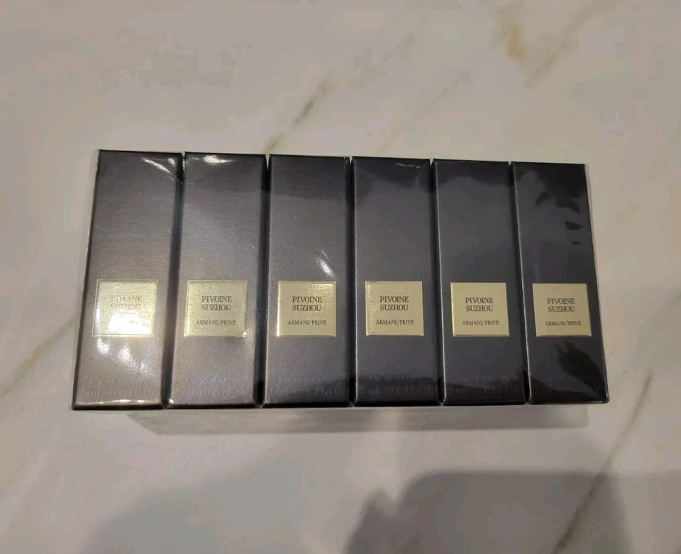 12x Giorgio Armani Prive PIVOINE SUZHOU Eau De Toilette EDT 0,06 oz/2 ml (cada uno)  Foto 1 de 1