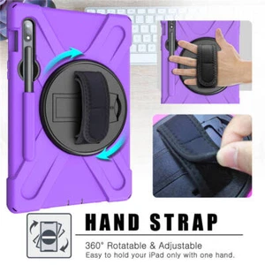 Shockproof Case Rotating Stand Cover For Samsung Galaxy Tab S6 S7 S8 11" 12.4" - Picture 1 of 78