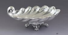 late 1700s/early 1800s Chinese Export Silver Shell Form Bowl / Dish Heavy Weight