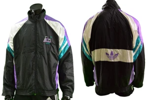 adidas team ATHLETIC JACKET Vintage Retro TRACKSUIT 1990s SIZE D7 F188 L adults - Picture 1 of 12