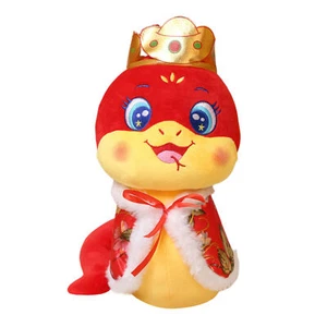 2025 Snake Year Plush Toy Chinese New Year Plush Decoration Mascot Doll - Picture 1 of 12