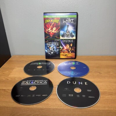 Flash Gordon The Last Starfighter Battlestar Galactica Dune (4 Feature DVD) Set - Image 1 of 3